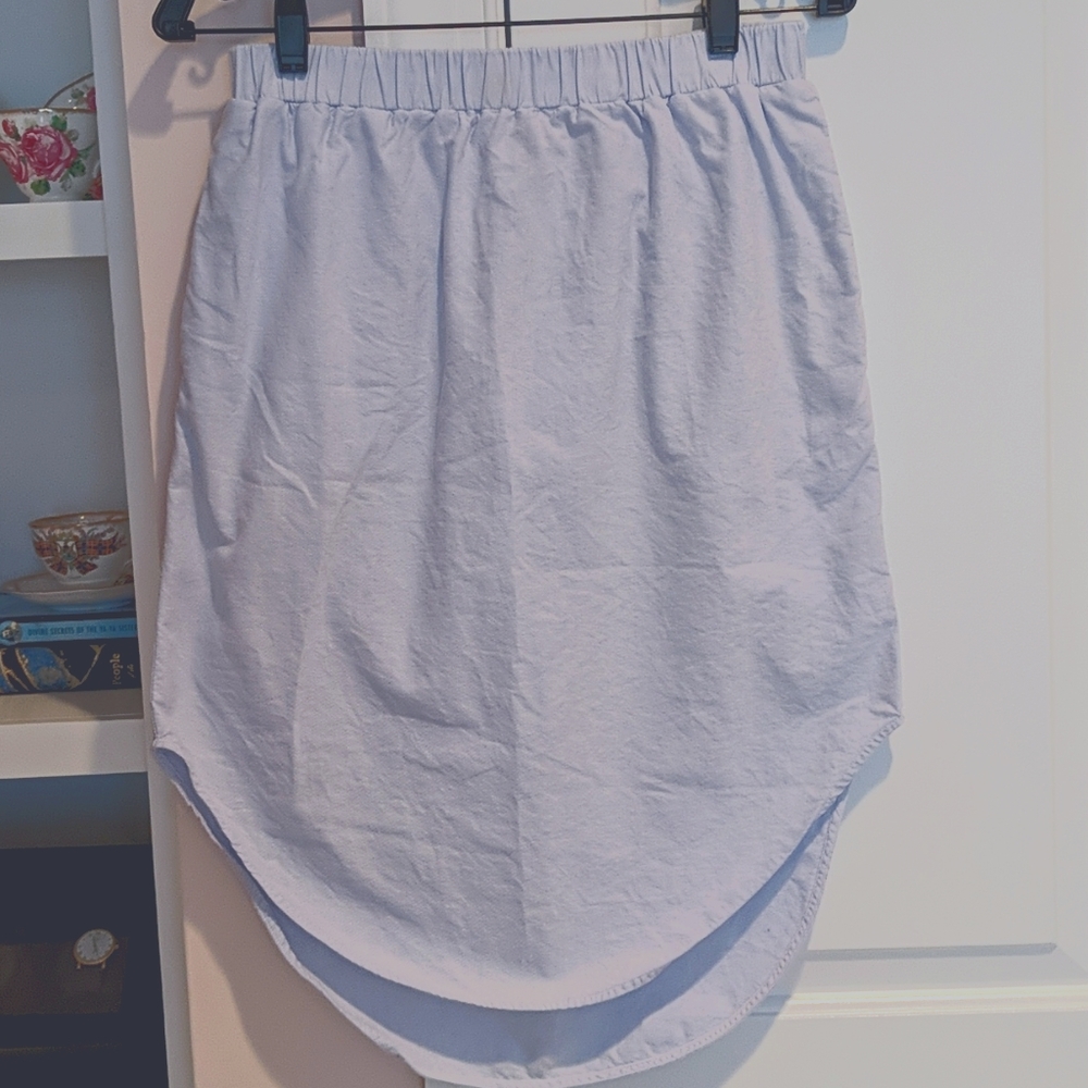 COS Chambray Miniskirt